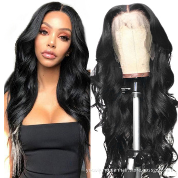 Yeswigs Body Wave Raw Brazilian Cuticle Aligned Virgin Human Hair Full Hd Lace Front Wig Pre Plucked Human Hair For Black Women